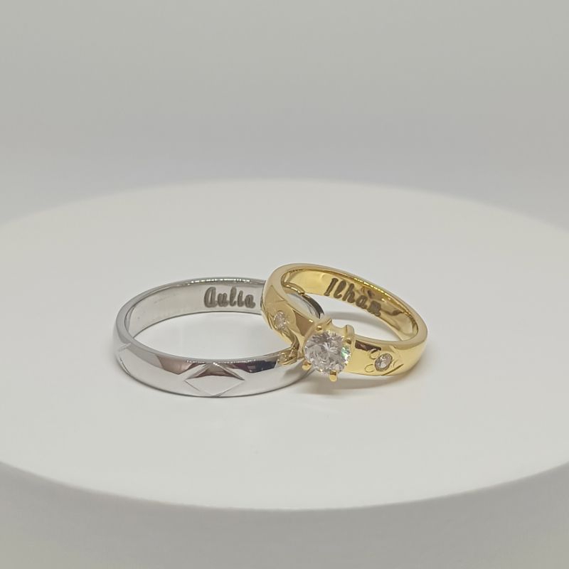 Cincin Nikah Custom Couple - Wijaya Jewelry Semarang