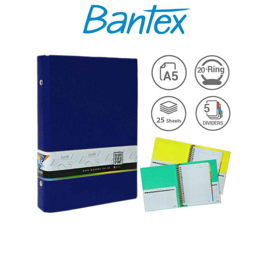 

Binder Note Bantex A5 Multiring 20 ring 25mm #1324