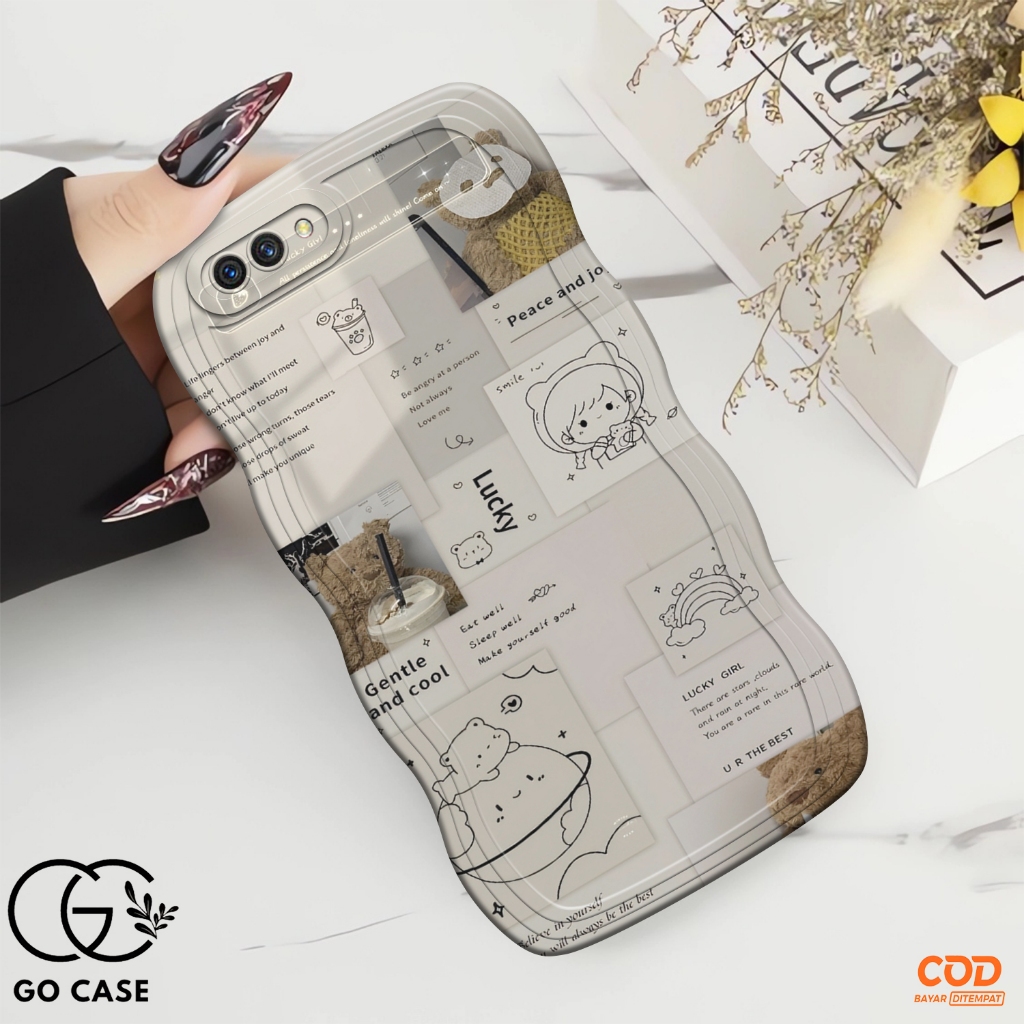 Softcase Casing Hp Oppo A3S Gelombang Softcase Oppo A3S Gelombang - Soft case Handphone - Kesing - S