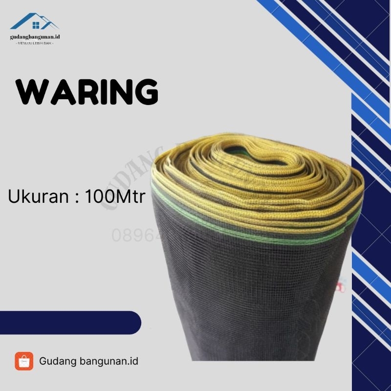 WARING HITAM 100MTR