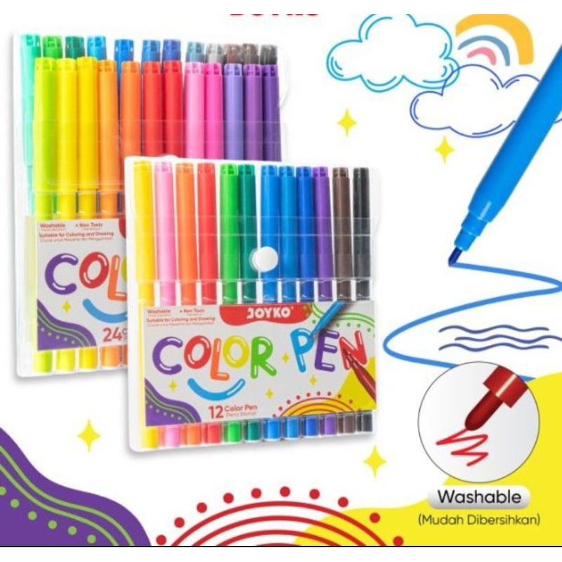 COLOR PEN JOYKO/SPIDOL WARNA JOYKO