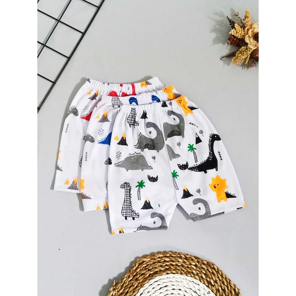 celana pendek bayi 0-6 bulan/celana pendek bayi baru lahir newborn lusinan