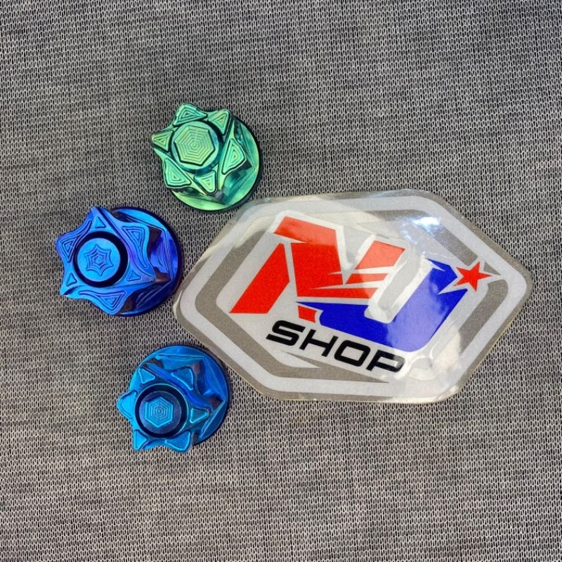 Mur 19 Topi titanium/ mur roda belakang (mio sporty)