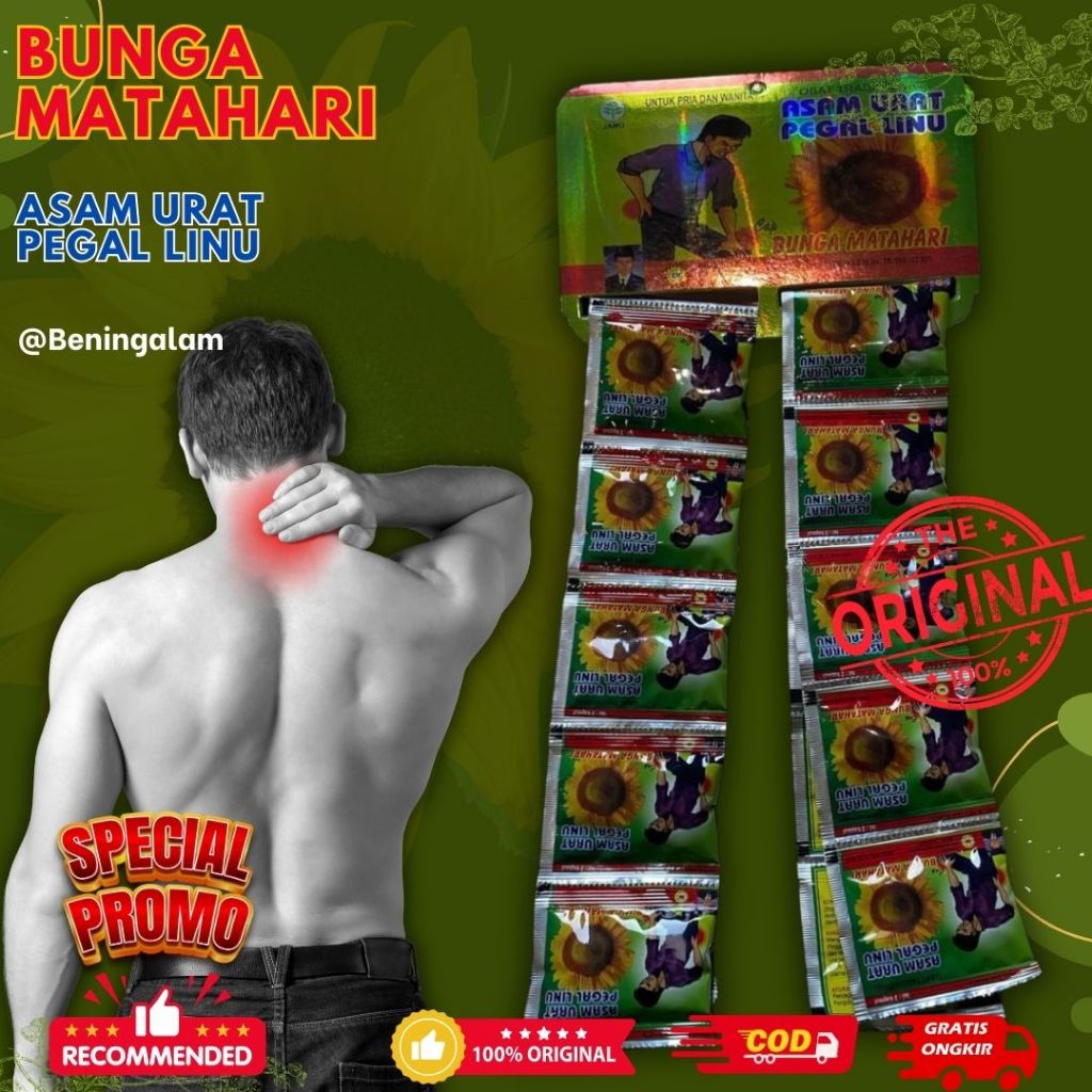 

BUNGA MATAHARI KAPSUL ORIGINAL ASAM URAT