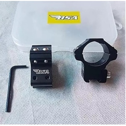 mounting teleskop BSA doble baut rel 11 pendek