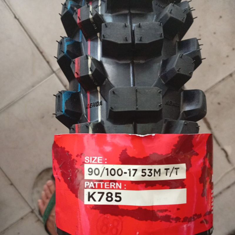 ban trail kenda k785 ring 17 ukuran 90-100/17