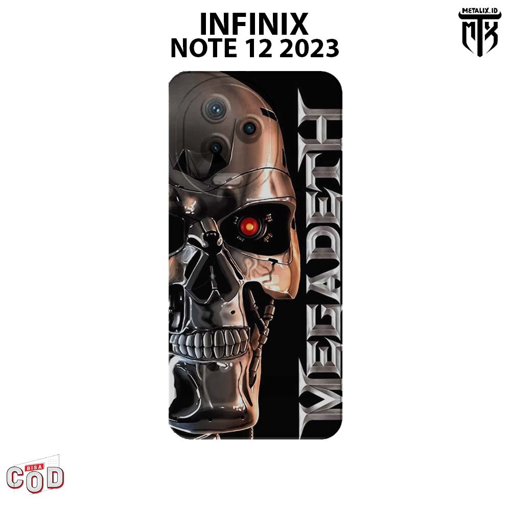 Casing INFINIX NOTE 12 2023 - Case INFINIX NOTE 12 2023 BAND MEGADETH SOFTCASE PROCAMERA CASE HANDPH