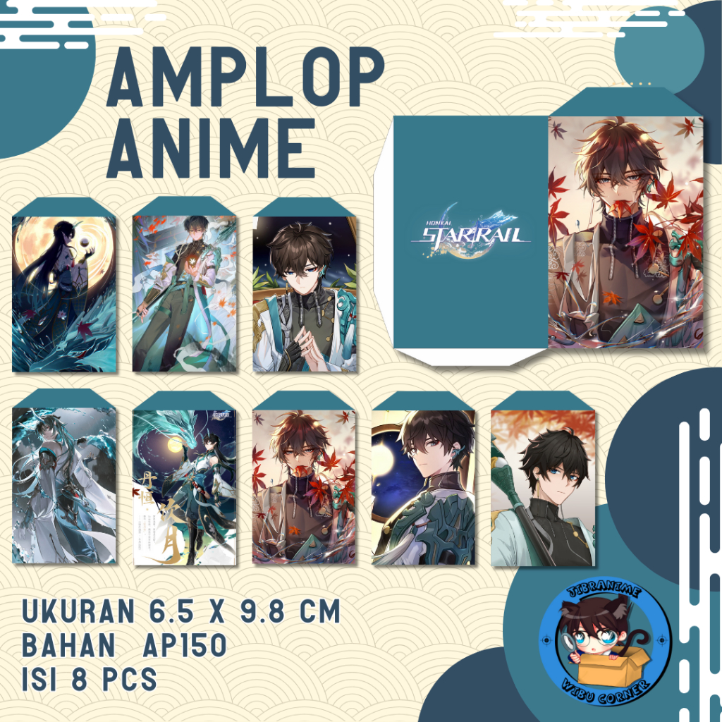 

AMPLOP LEBARAN ANIME DAN HENG HONKAI STAR RAIL