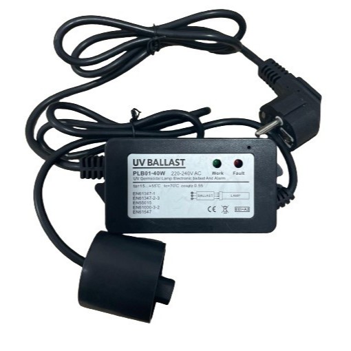 UV Ballast - Ballast Lampu UV 40 Watt 4 pin satu sisi 12gpm - ballast uv 12 gpm uv ballast