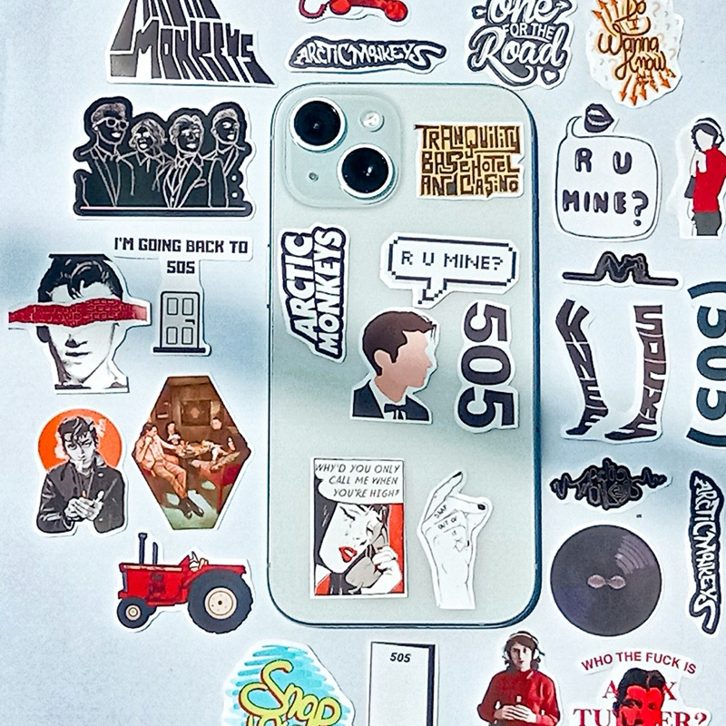 

Arctic Monkeys Deco Sticker Pack include 30 pcs aesthetic band vintage