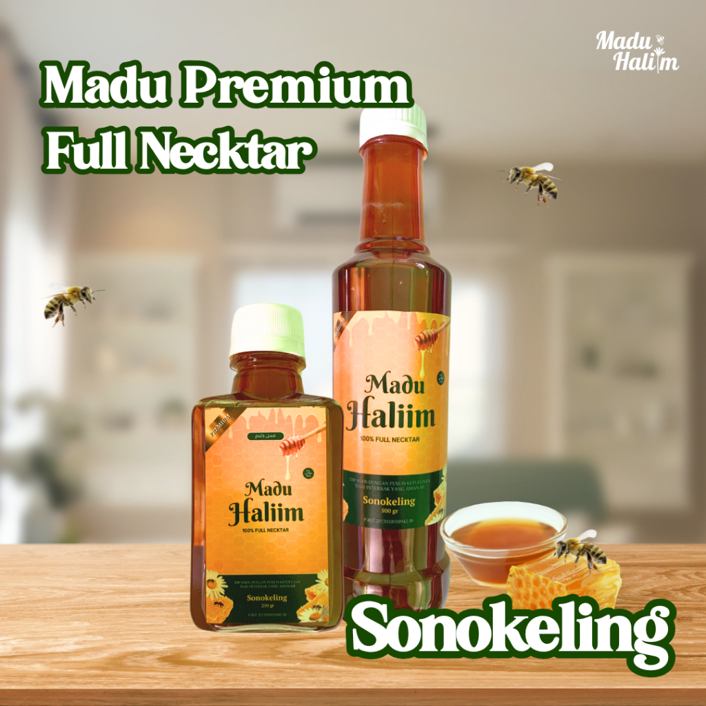 

Madu Sonokeling - Madu Haliim Premium Full Nektar