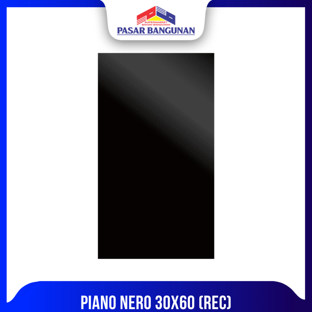 KERAMIK HABITAT PIANO NERO 30X60 (REC)