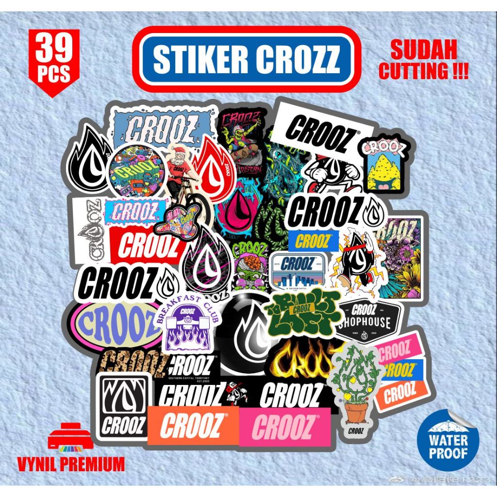 

Stiker Pack BRAND CROOZ Vynil sudah terpotong 39 PCS