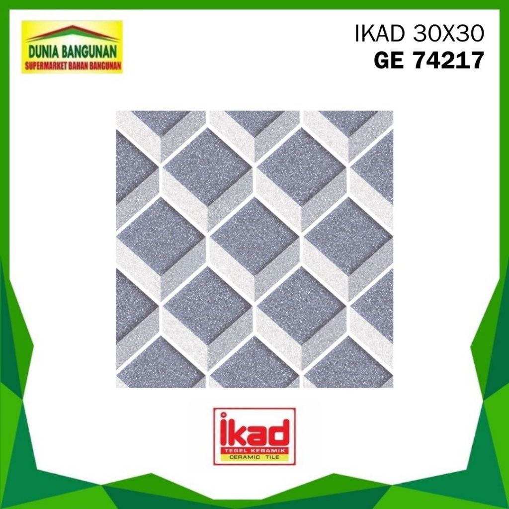 Keramik 30x30 IKAD 74217 KW1 Keramik Lantai Kasar / Keramik Garasi / Keramik Kamar Mandi / Keramik T