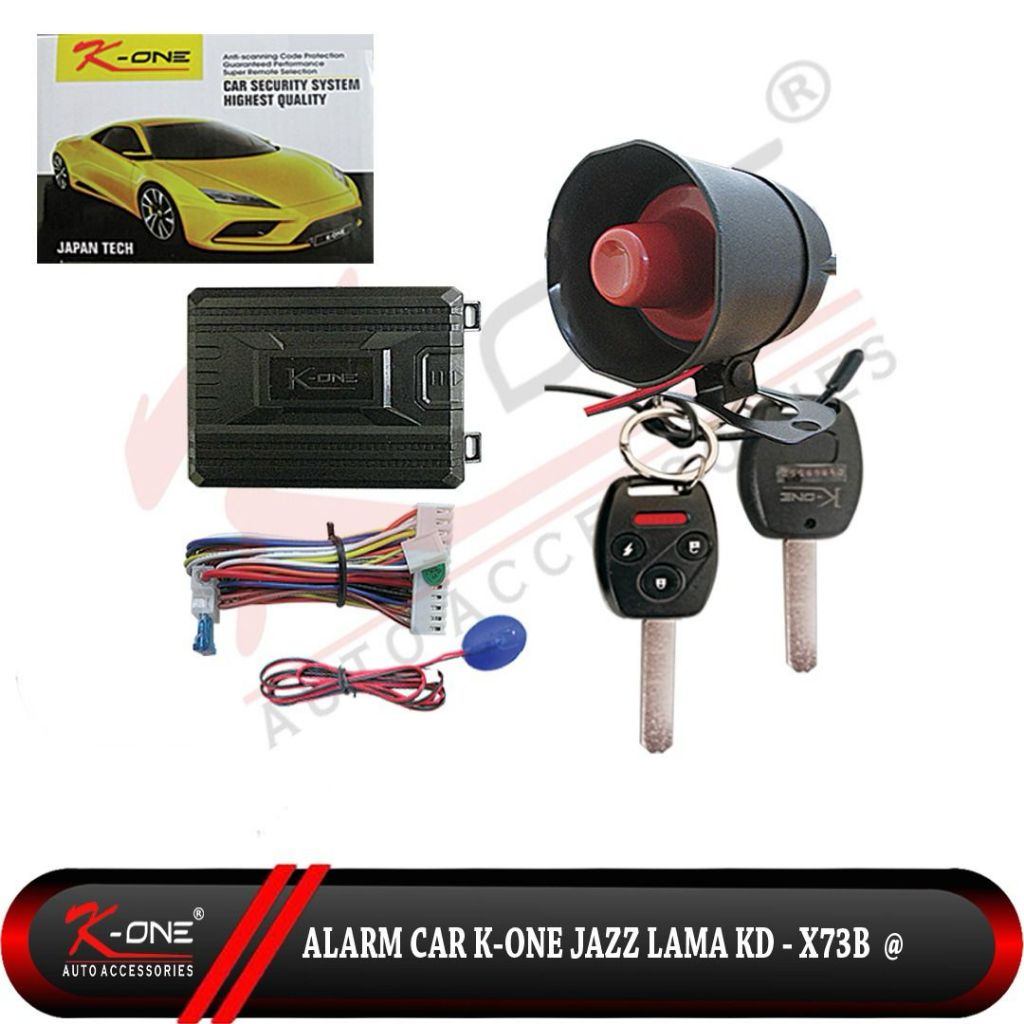 Alarm mobil universal model kunci Honda Jazz lama