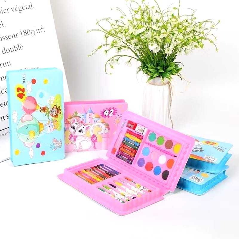 

Crayon Pensil Warna ART SET Anak Pensil Warna Crayon ISI (42 Pcs)