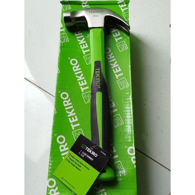 palu kambing TEKIRO 8oz gagang fiber polos ORI