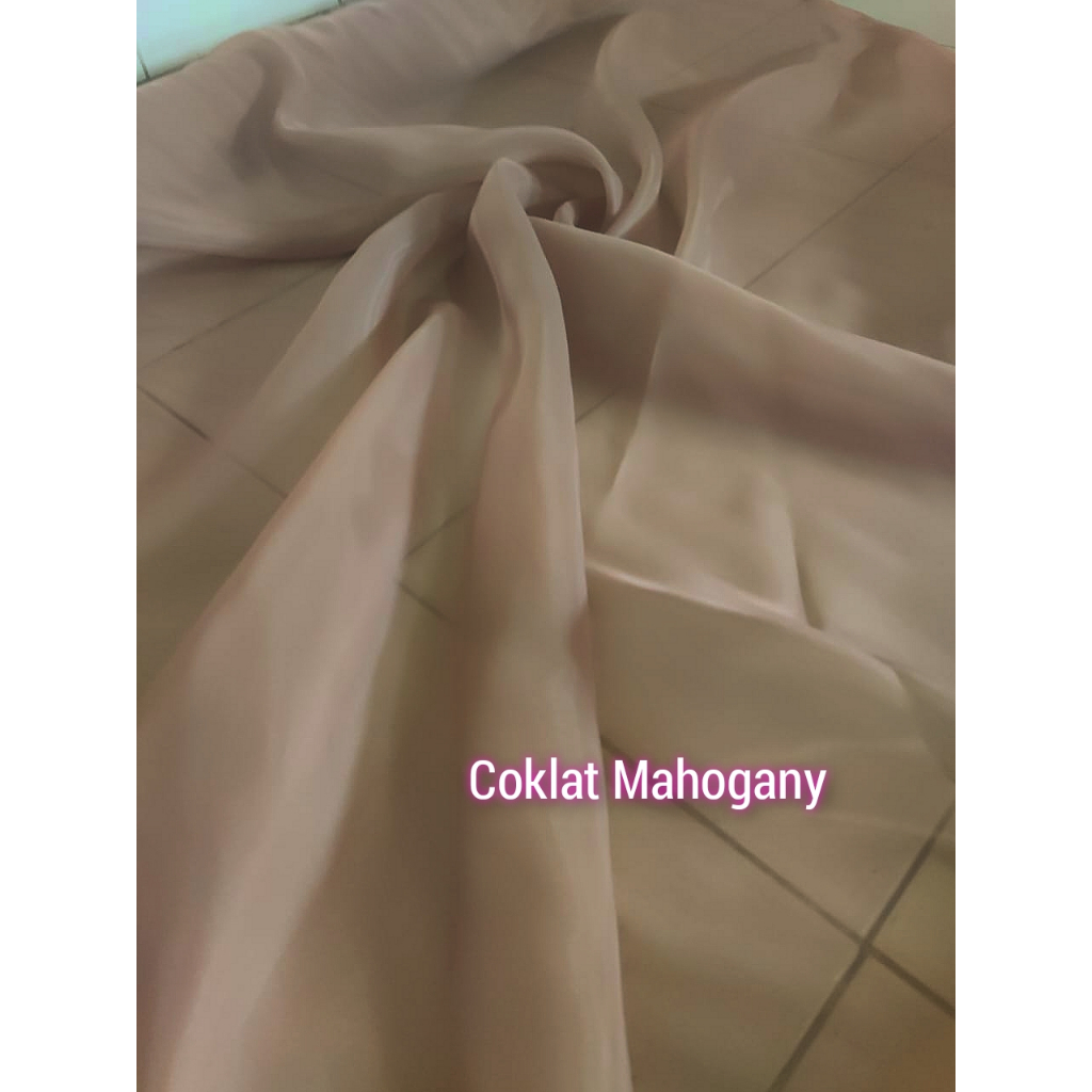 Kain Organza/Kain kaca Organza/Kain Organsa Polos