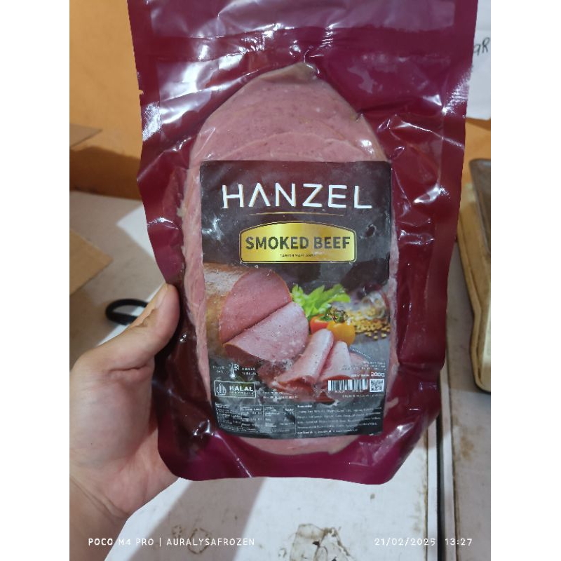 

hanzel smoked beef 200gr