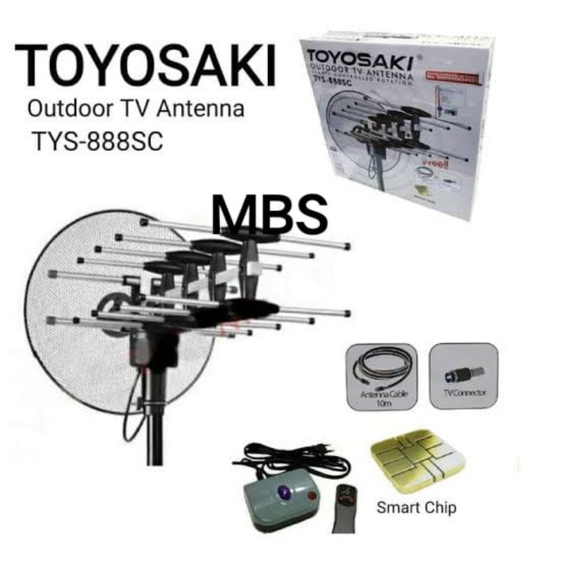 TOYOSAKI Outdoor TV ANTENNA TYS 888 SC