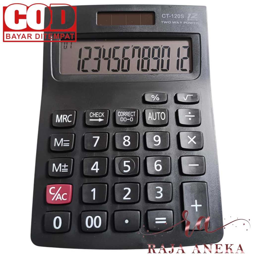 

Calculator Kalkulator Murah tipe SDC120S 120S Warna Menarik 12 Digit CT