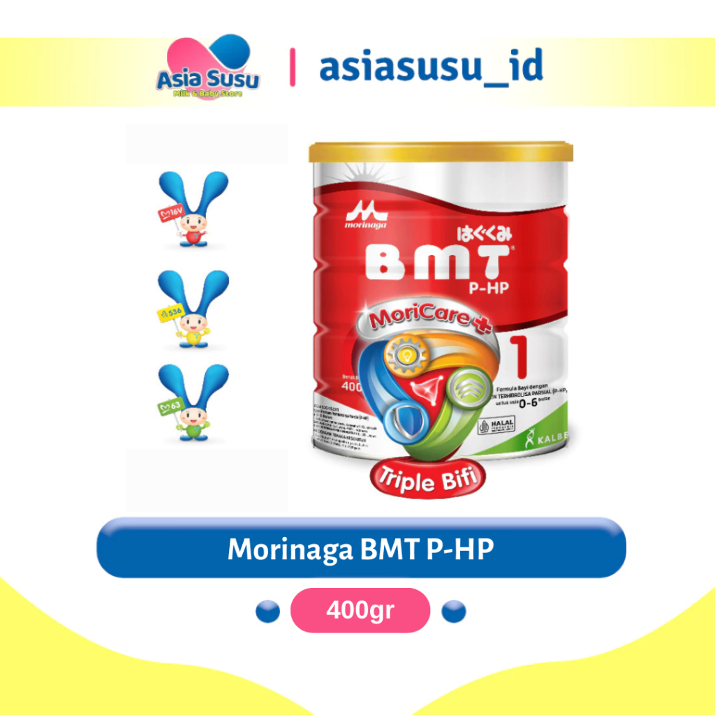 Morinaga BMT PHP Formula Bayi Usia 0-6 Bulan 400g