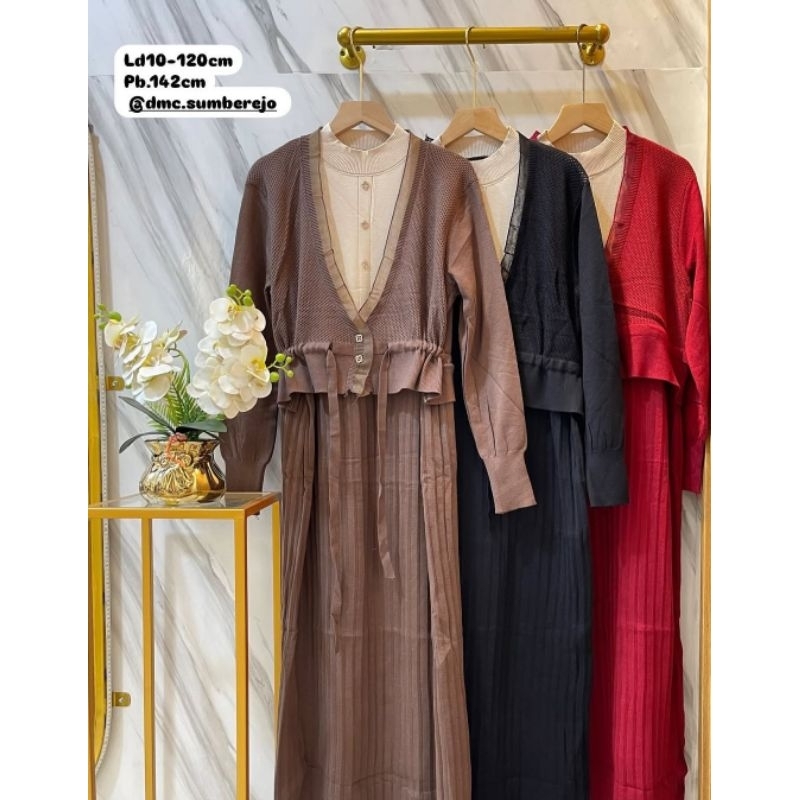 gamis rajut premium