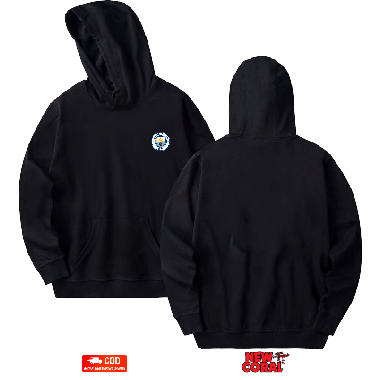 Hoodie Jacket SepakBola Manchester City Bahan Fleece Kualitas Distro