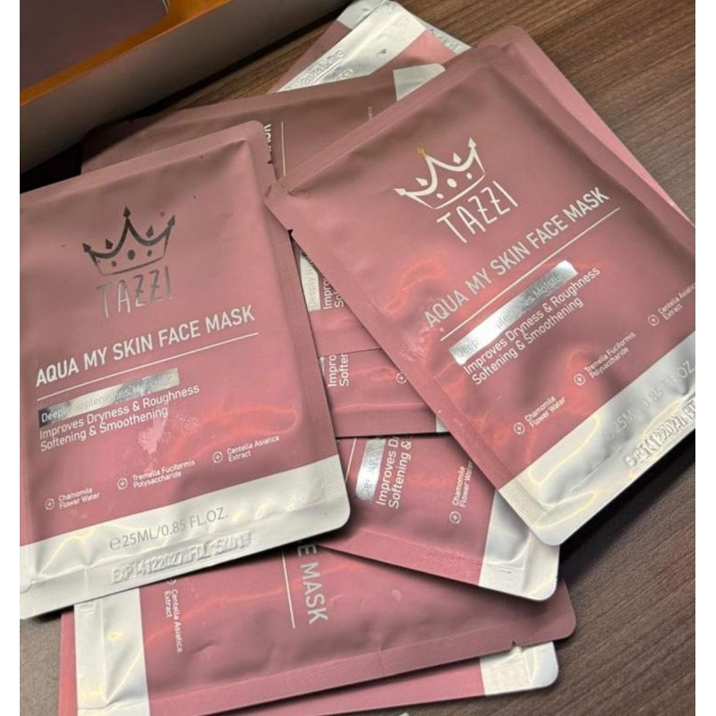 TAZZI ~ 4pc FACE MASK TAZZI (masker wajah tazzi)
