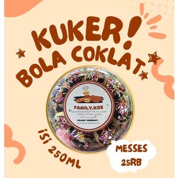 

Kue Kering Bola Bola Messes 250ml