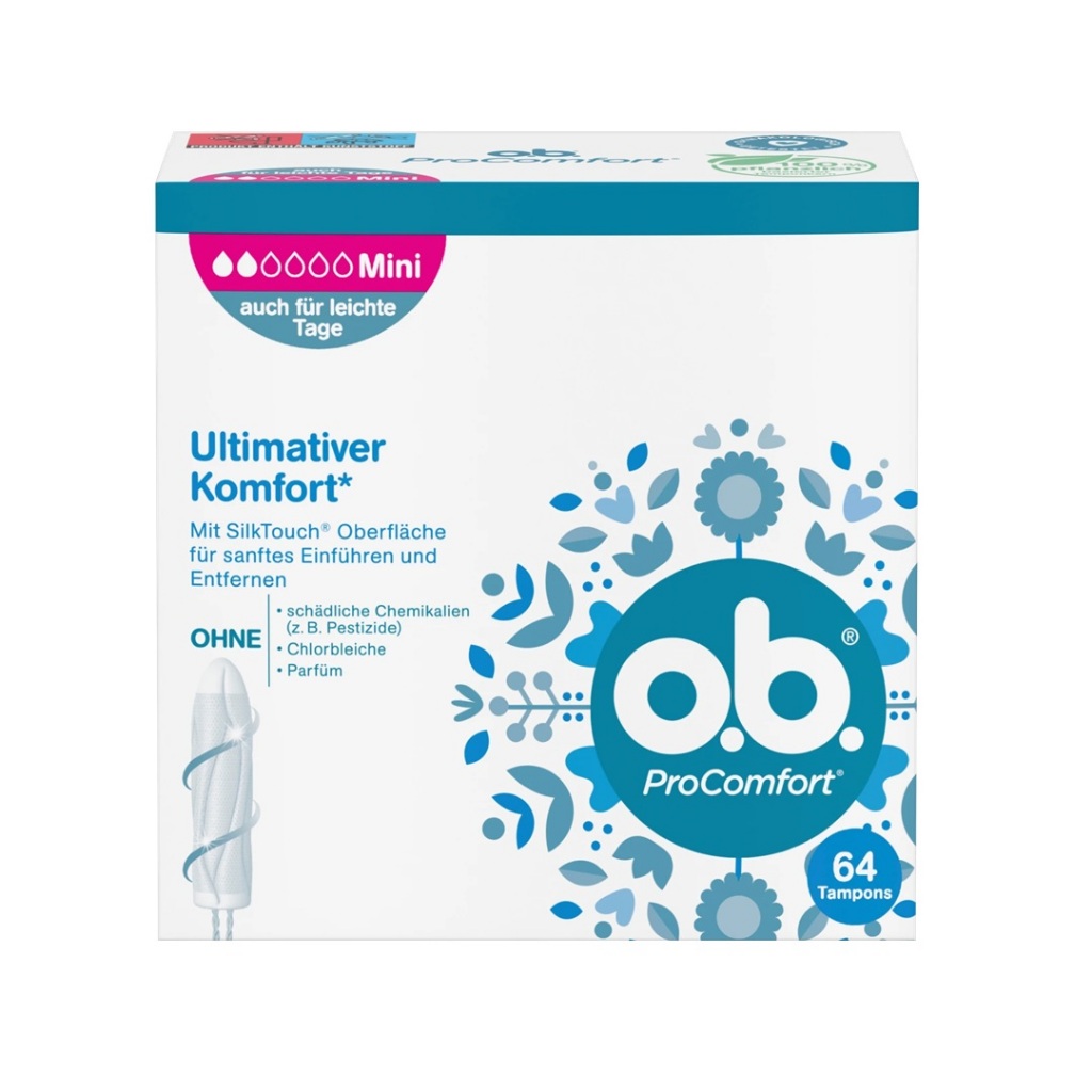 O.B. Tampons ProComfort Mini isi 64 mini tampon