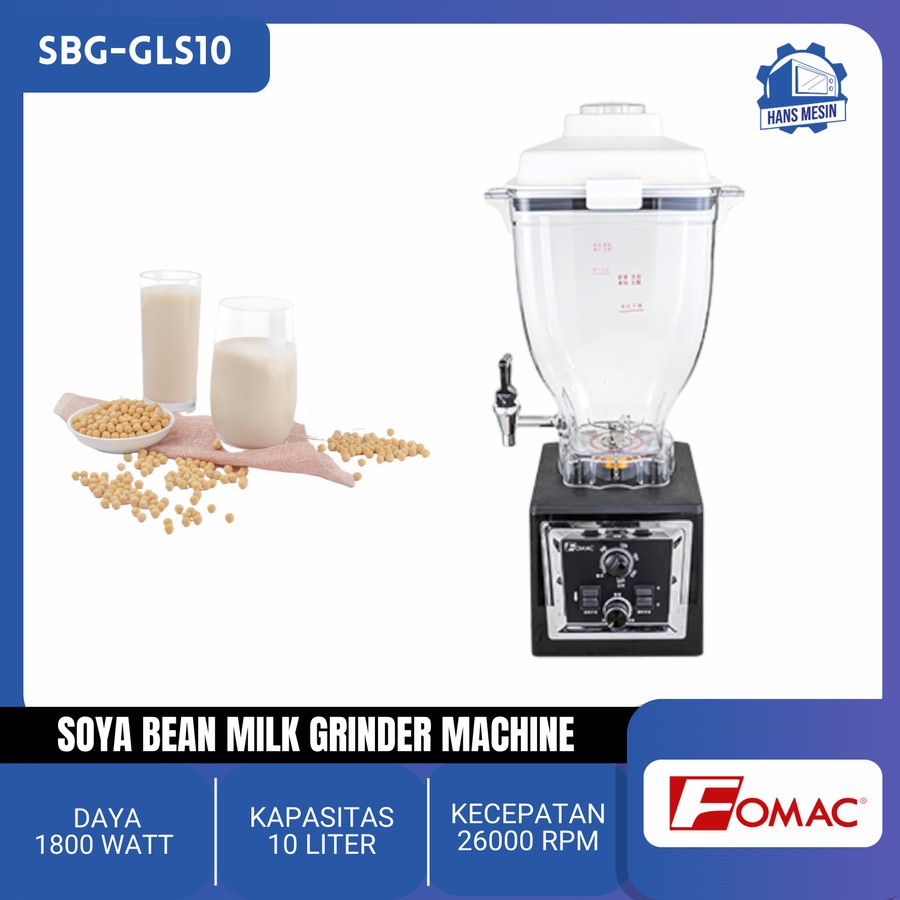 SOYA BEAN MILK GRINDER MACHINE (FOMAC) SBG-GLS10