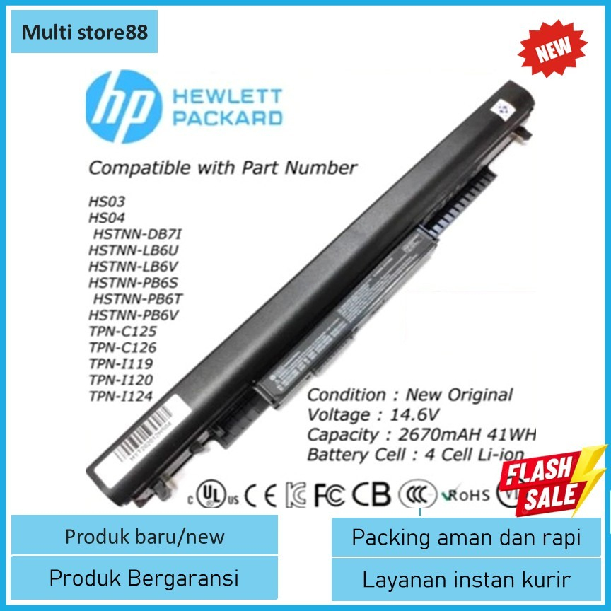 Baterai HP HS04 New Original