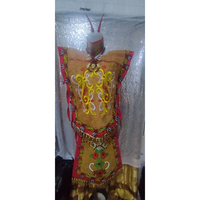 baju adat dayak pria dewasa full set
