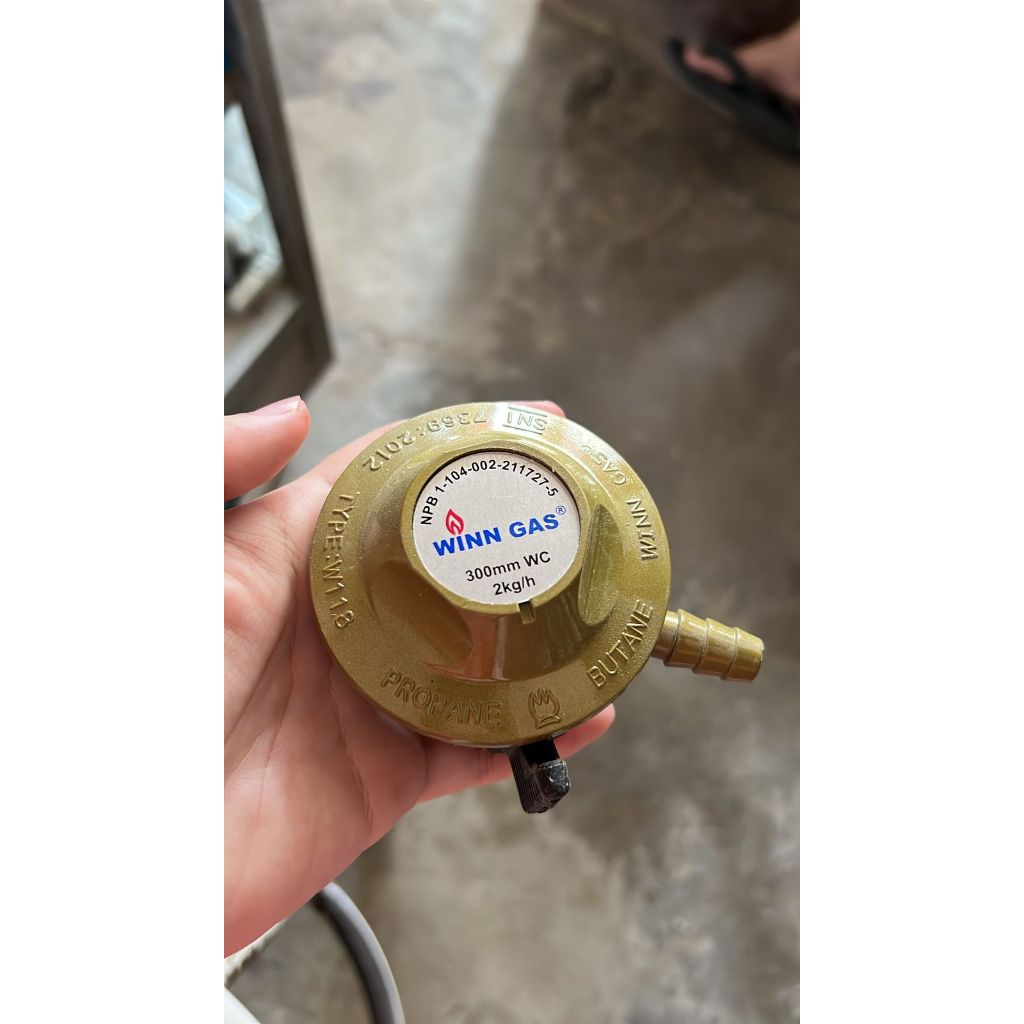 Regulator gas winn gas otomatis tanpa meter meteran
