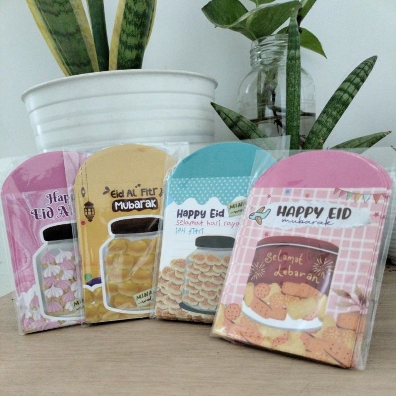 

READY!! AMPLOP LEBARAN VIRAL MOTIF KUE TOPLES ISI 10 LEMBAR/PACK