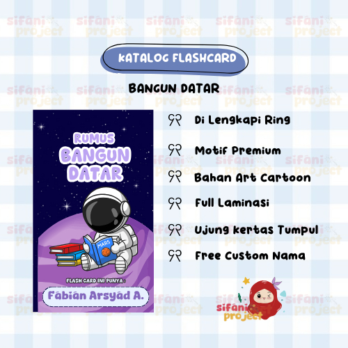 FLASHCARD RUMUS MATEMATIKA BANGUN DATAR