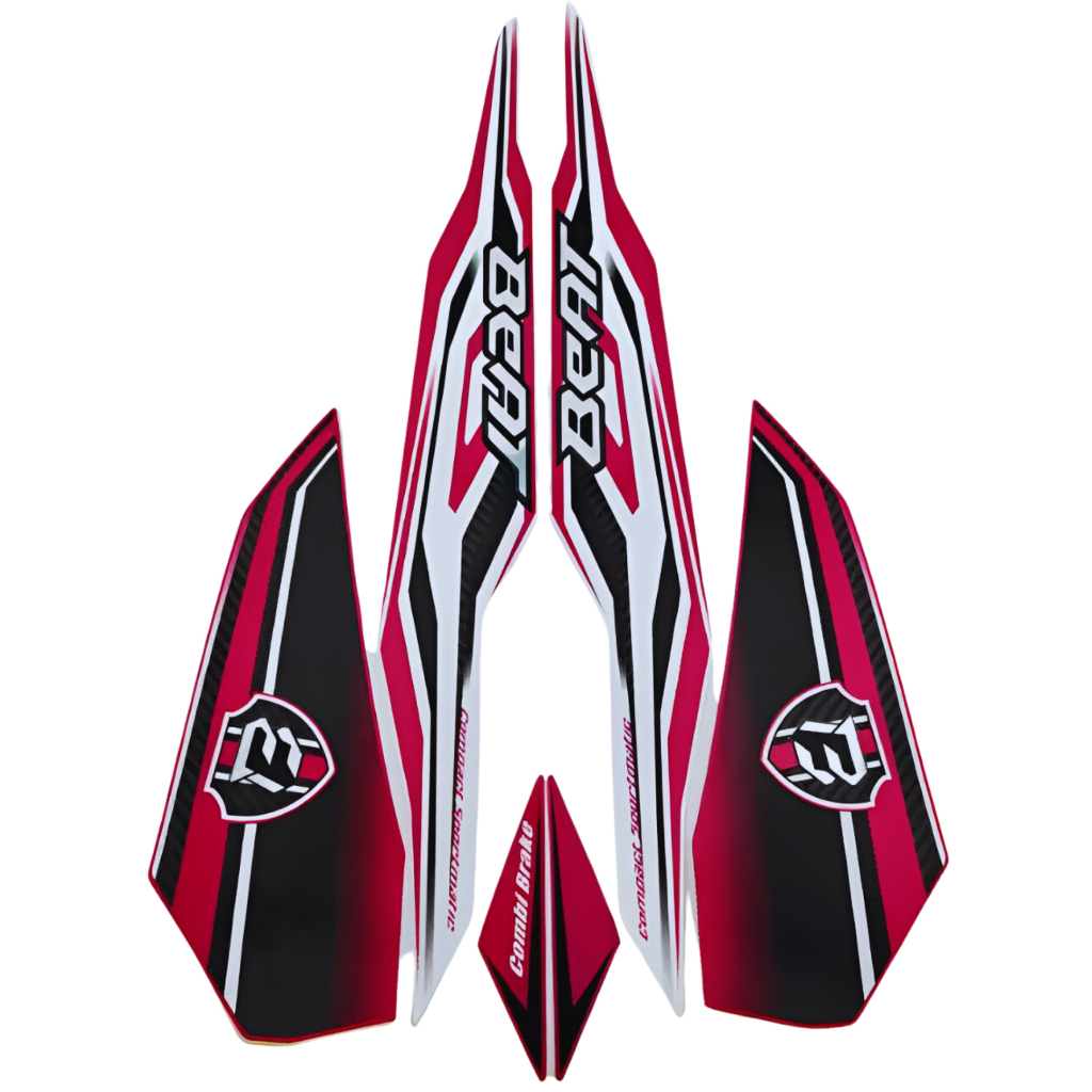 List Body Motor Stiker Sticker Striping Standart Ori Beat Iss 2019 Hitam Pink Terlaris Termurah