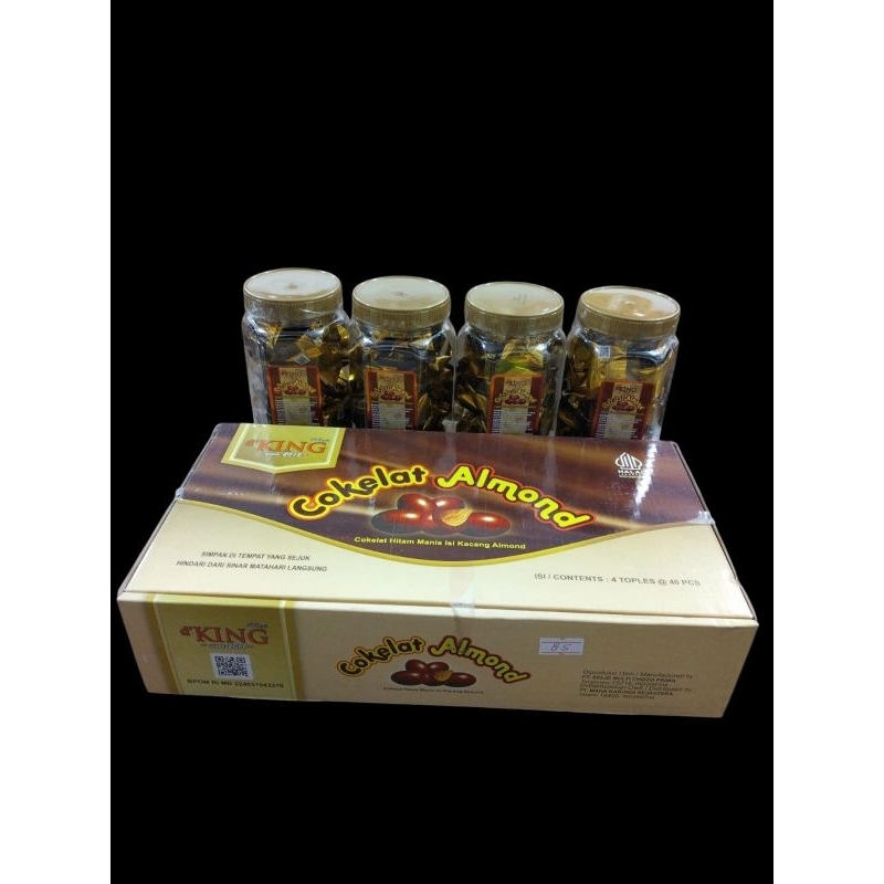 

D' KING COKLAT ALMOND 1 TOPLES(40pc)