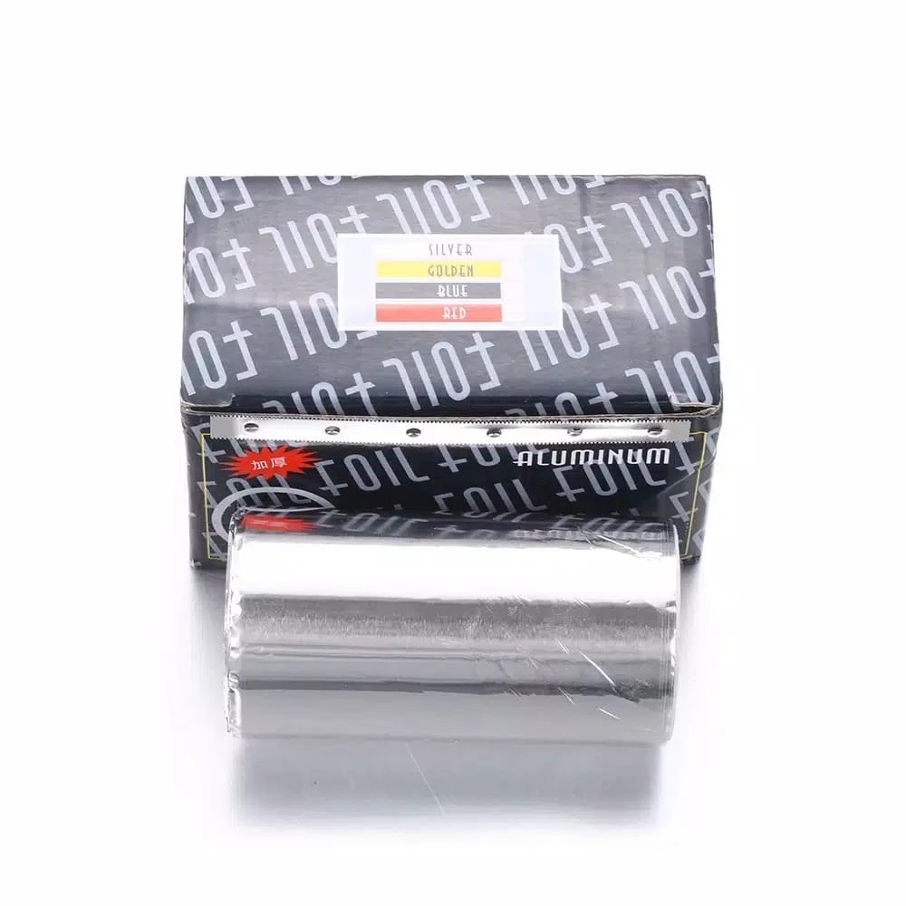 alumunium foil kertas untuk pewarnaan rambut / nail art / cat kuku / highlight rambut