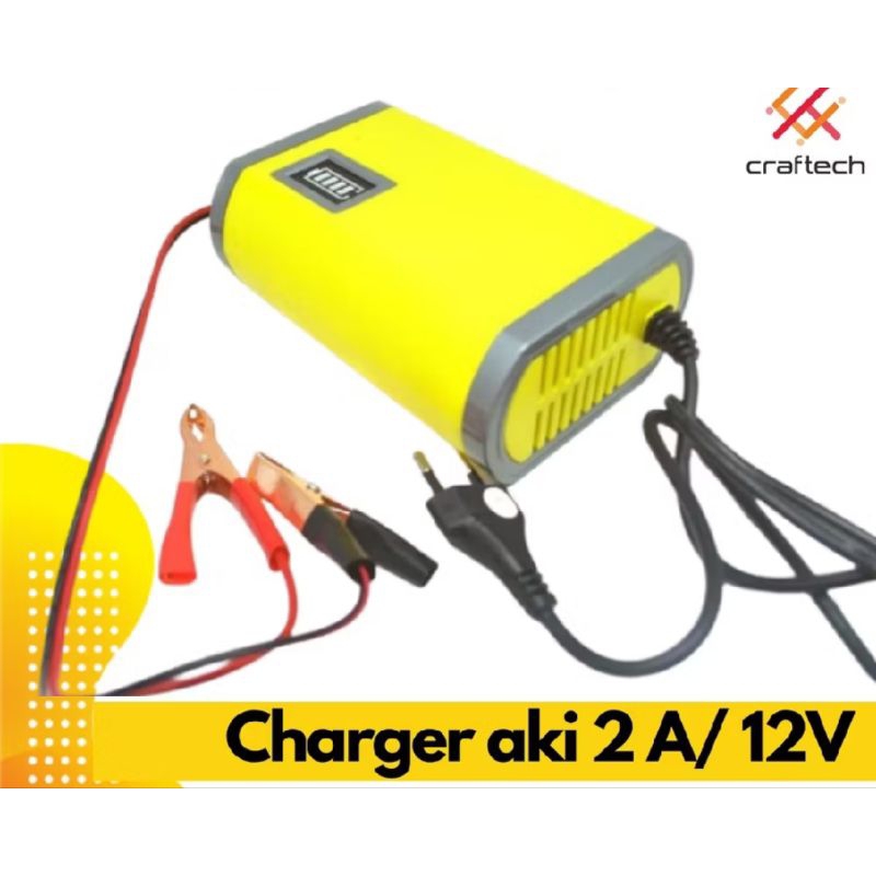 charger aki motor 12 volt 2 amper
