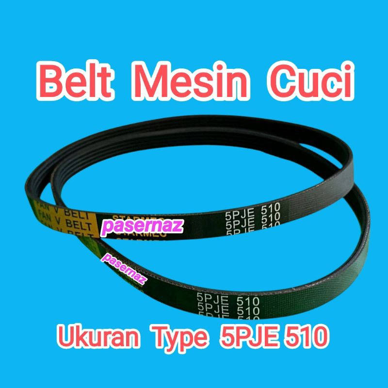 5PJE 510 | Vanbelt Mesin Cuci 5PJE510 | V-Belt Mesin Cuci | Van Belt Mesin Cuci | Belt Mesin Cuci | 
