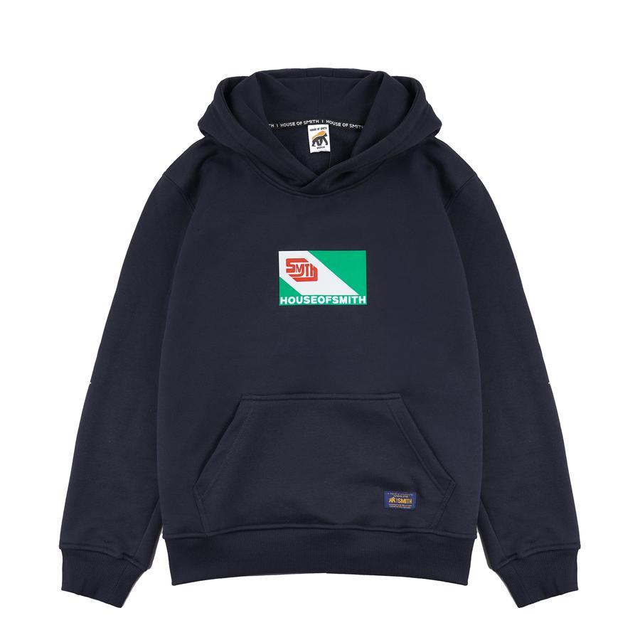 House of Smith Fujismith Navy Blue - Sweater Hoodie Pria Casual - M-XXL