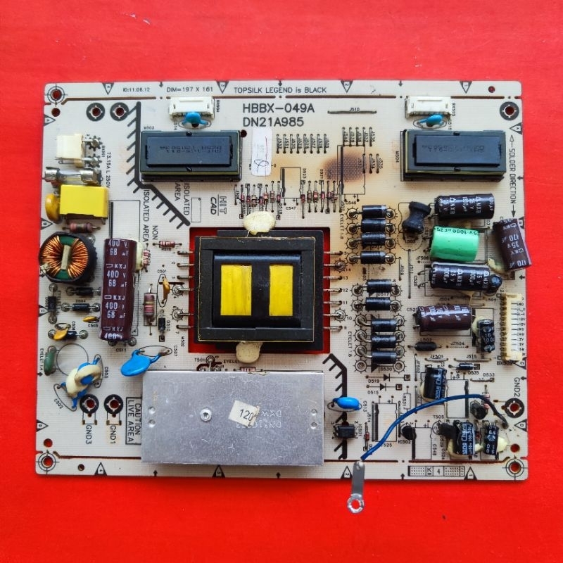 psu power suplay regulator tv polytron PLM24B33 PLM24T33