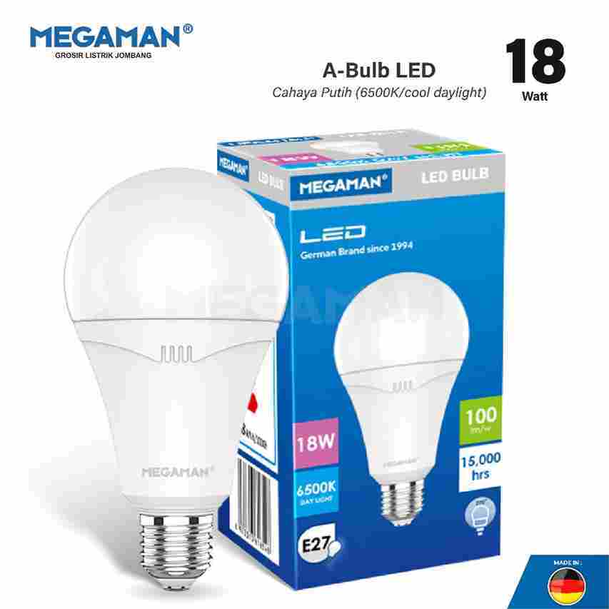 Lampu Bohlam LED 18 Watt MEGAMAN