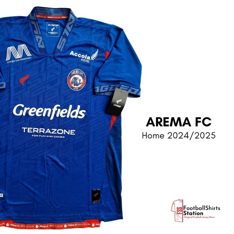 Jersey Arema FC Home 2024/2025 Player Issue Size XXL Original Etams