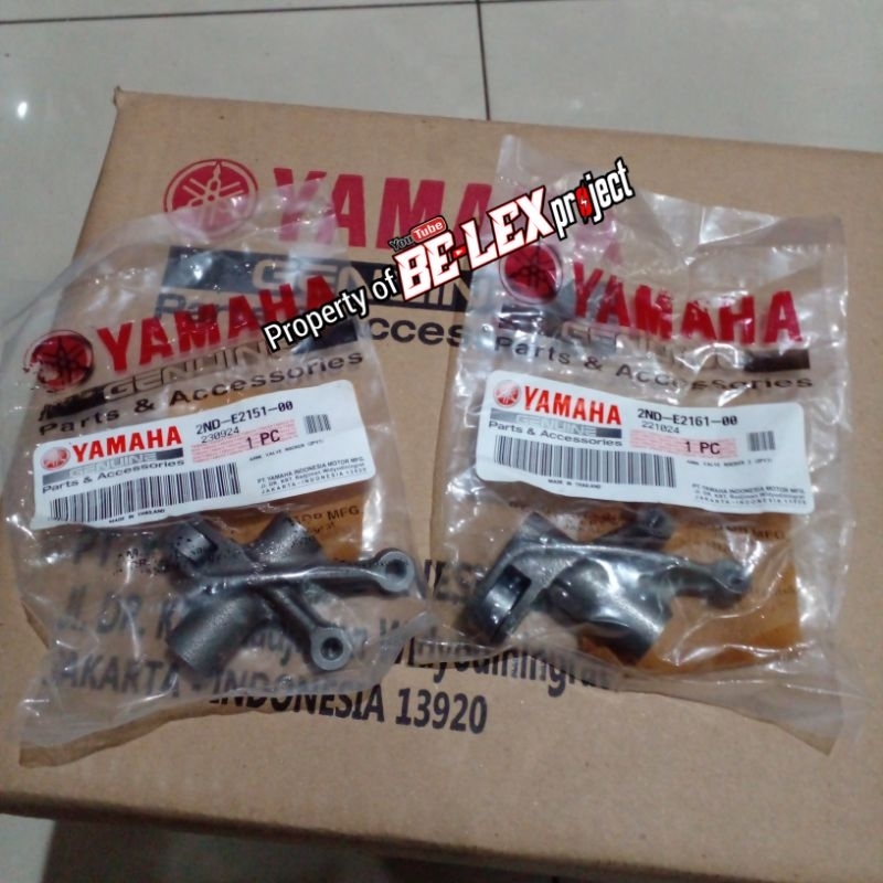 ROCKER ARM IN DAN EX ORIGINAL YAMAHA VIXION 3CI,VIXION 2015 KE BAWAH,JUPITER MX,MX KING
