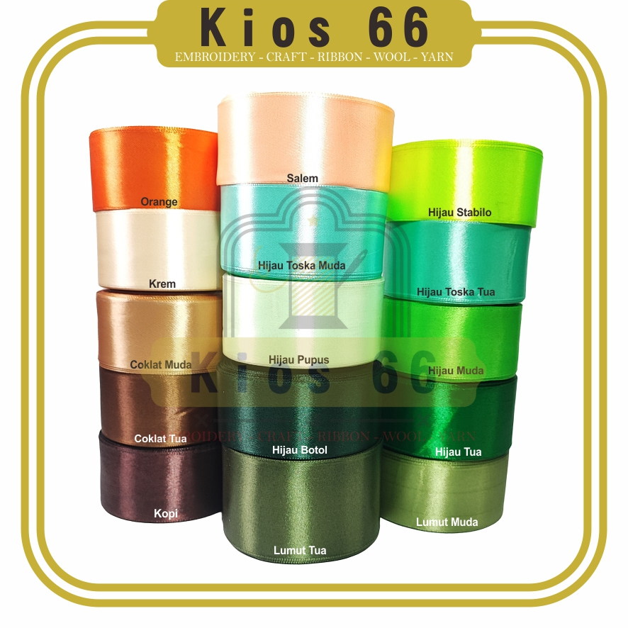 

RB Kios 66 - Pita Satin 5cm 2inch Pita Kado Buket Bunga Hampers Parsel