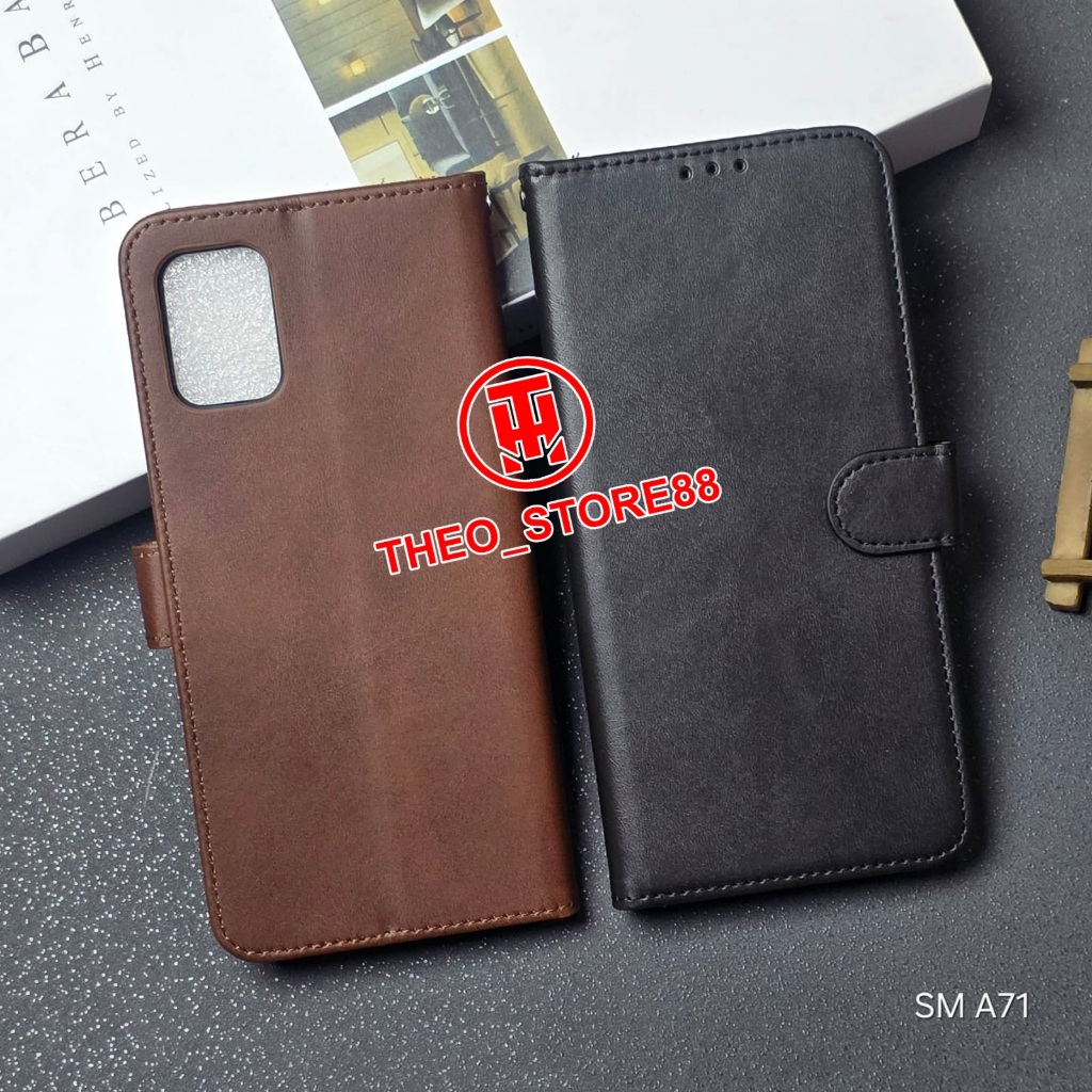 SAMSUNG A71 FLIP COVER WALET LEATHER FLIP CASE DOMPET SAMSUNG A71