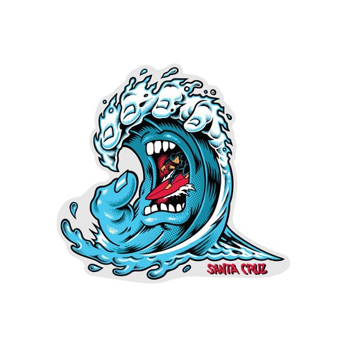

Santa Cruz Skateboards Sticker Scr